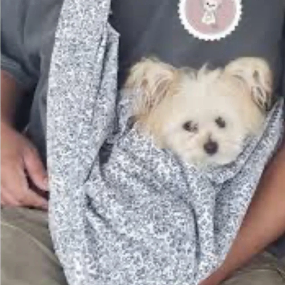 Gray Pet Sling Carrier